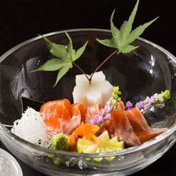 Yashio trout sashimi